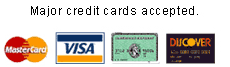 Major credit cards accepted.